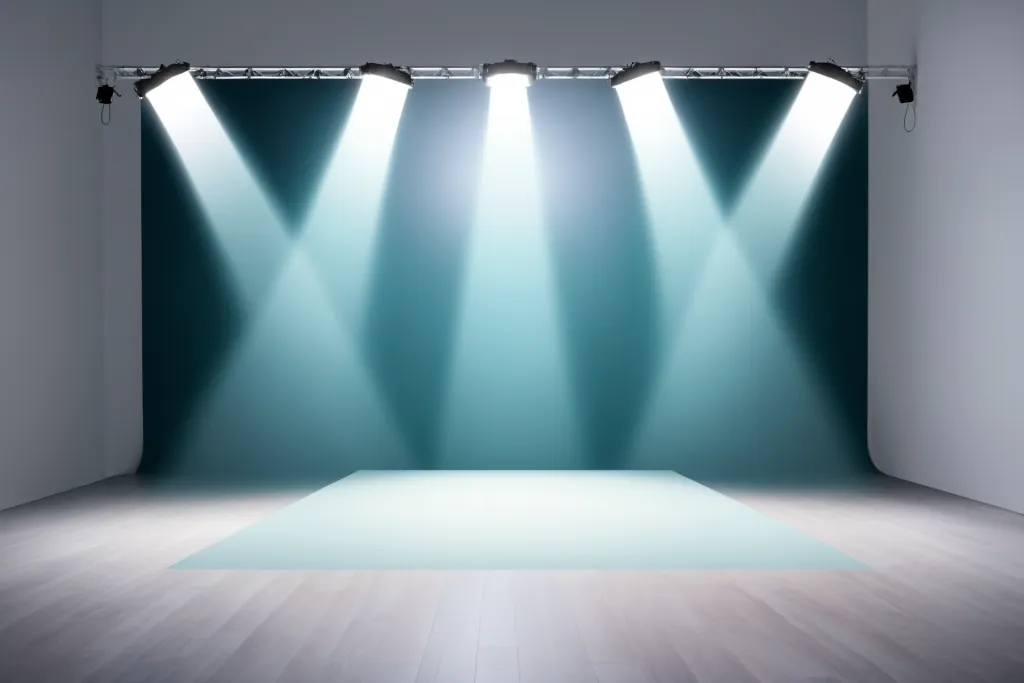 Mise en situation d'une console Chamsys MagicQ PC Wing dans un camion de régie, connectée à un switch réseau et à des interfa