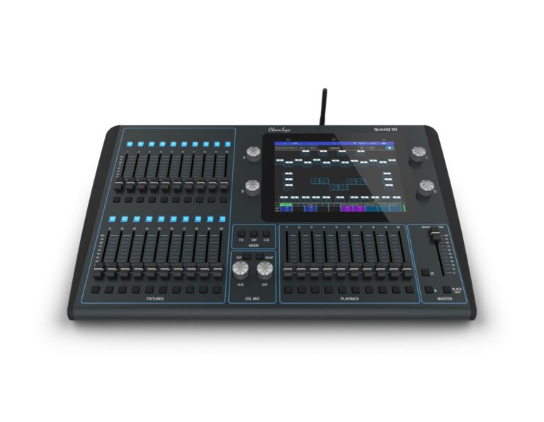 Console de lumière ChamSys QuickQ 20 vue de face