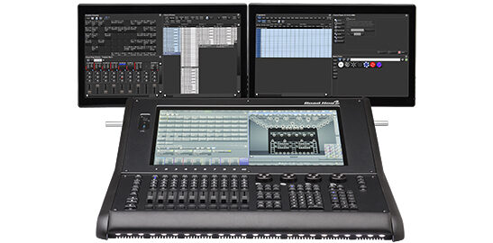 Console de lumière High End Systems Road Hog 4 avec écrans externes