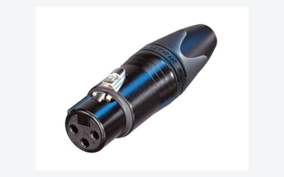 Connecteur XLR Neutrik d'un câble DMX